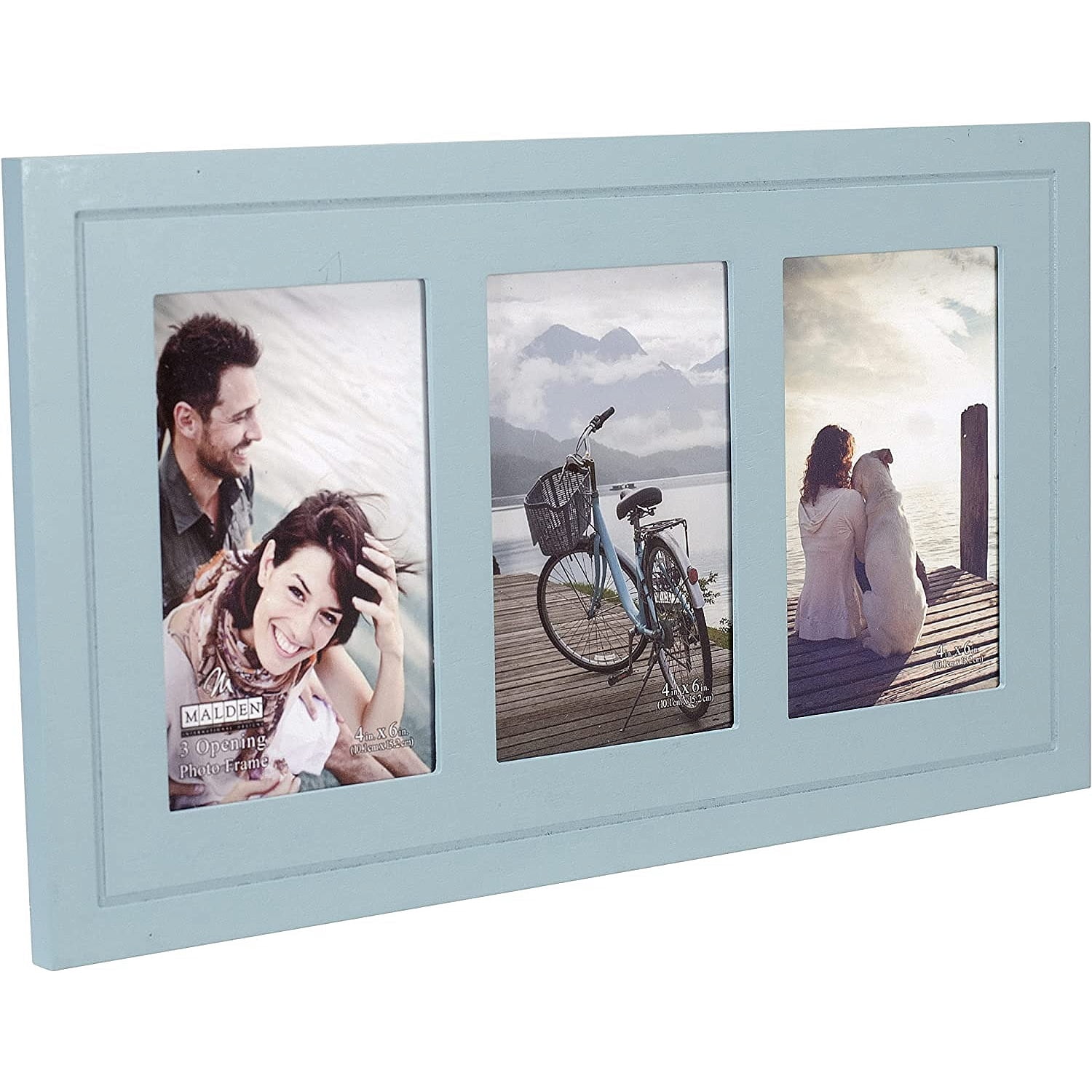 Single Routed Frame Malden 3-Op. 4x6 Blue Routed Frame - Walmart.com