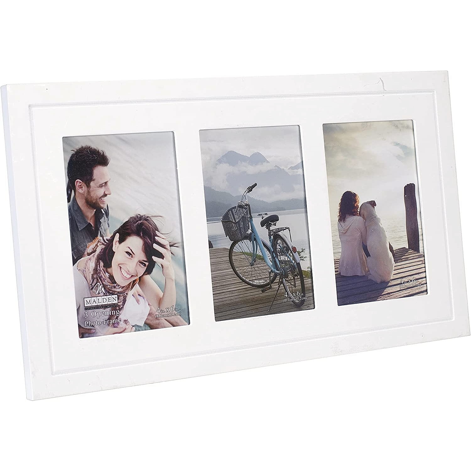Single Routed Frame Malden 3-Op. 4x6 White Routed Frame - Walmart.com