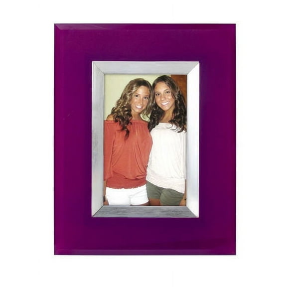 Malden 4X6 PINK SHADOW GLASS CHEVRON Frame