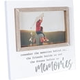 thumbnail image 1 of Malden 4X6 Remember The Memories Rustic Scripts Frame, 1 of 1