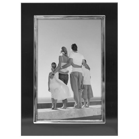Malden 4X6 Two Tone Black Metal Frame