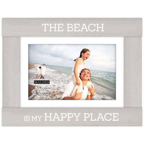 Malden 4x6 Beach Happy Place Frame