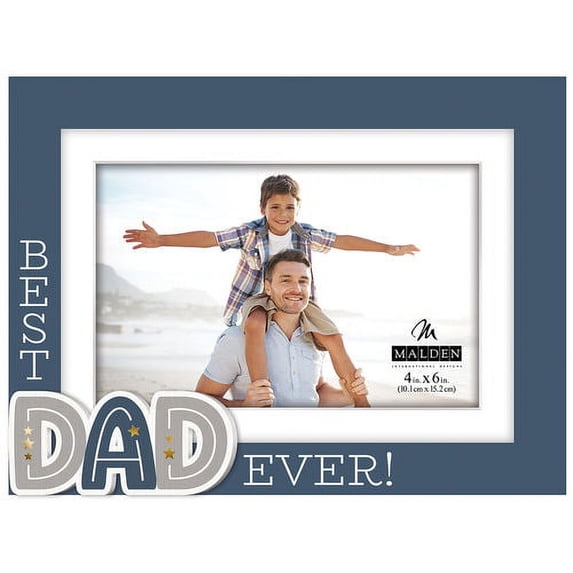 Malden 4x6 Best Dad Ever Frame