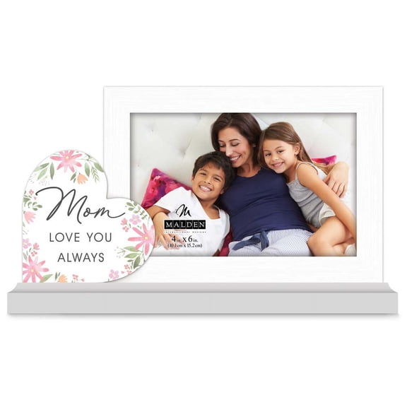 Malden 4x6 Mom Loves Me Always Platform Frame