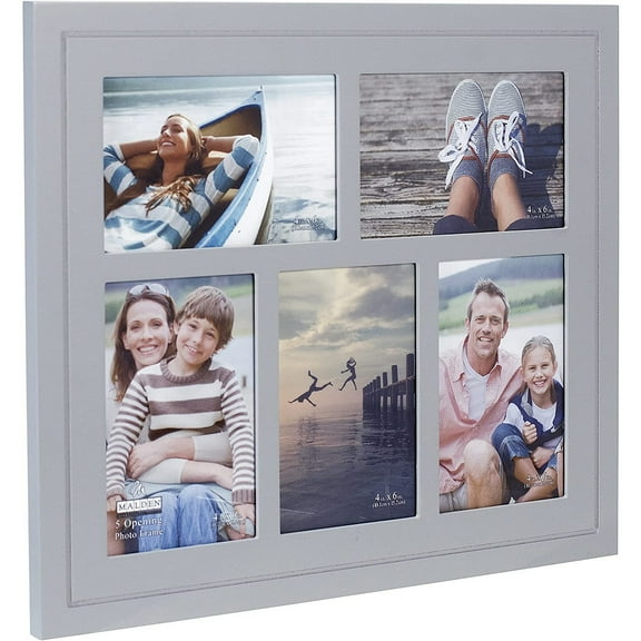 Malden 5-Op. Gray Routed Distressed Frame