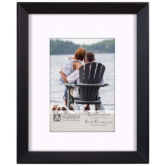 Malden 5x7/8x10 Black Wedge Frame
