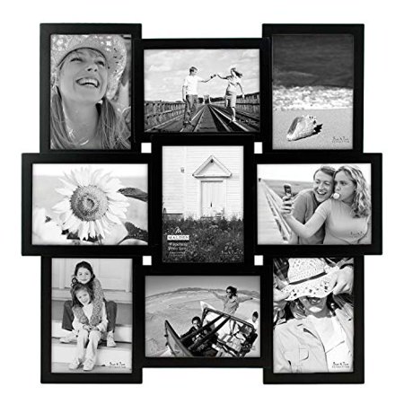 Malden 9-Opening 5 x 7, Ebony-Black Collage Picture Frame