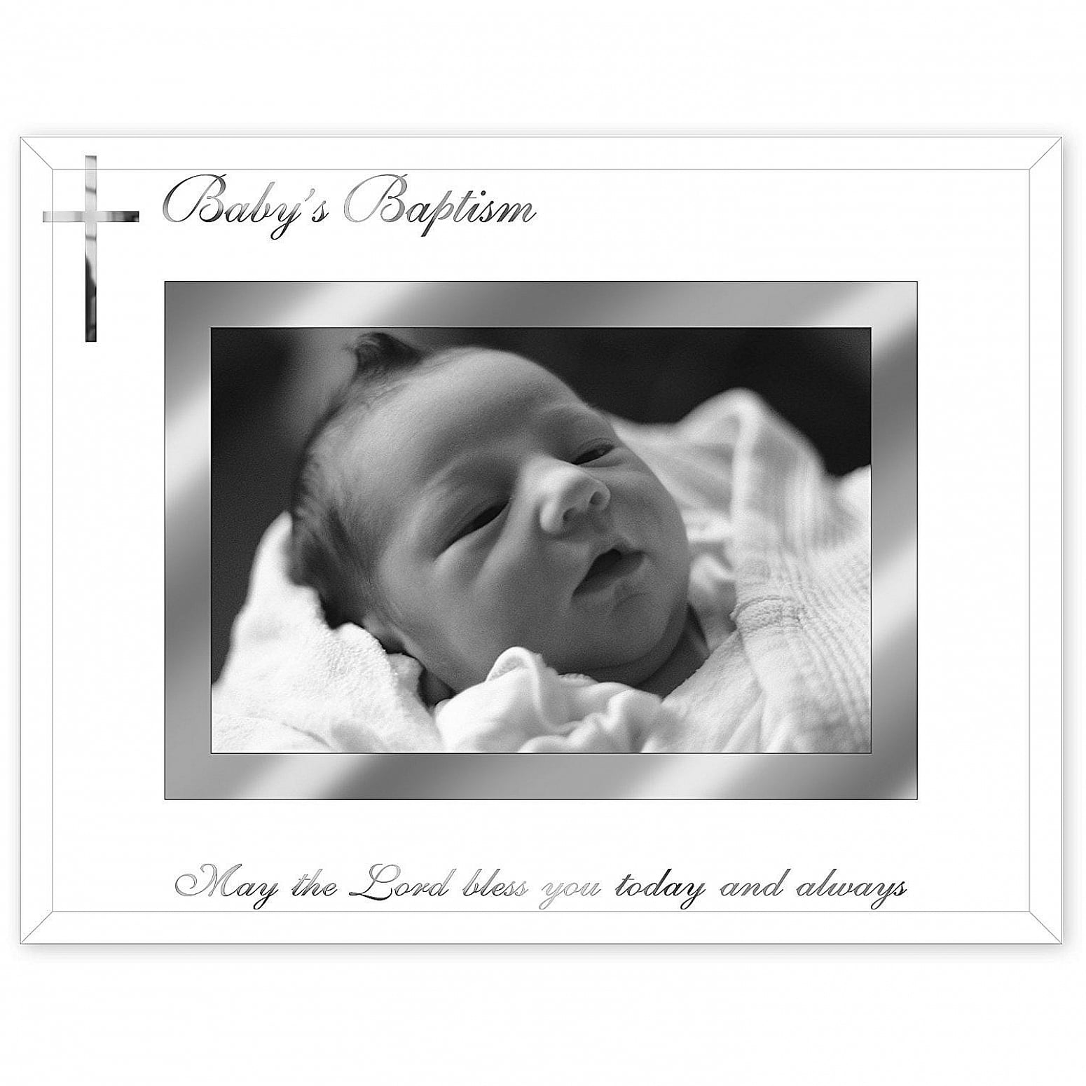 Malden Baby Baptism Picture Glass Frame