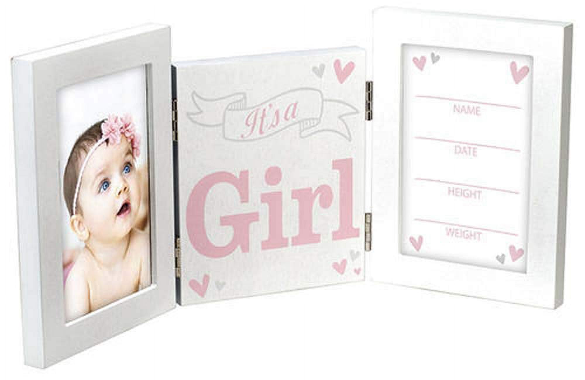 Malden Baby Girl Tri Fold Milestone Frame