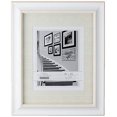 thumbnail image 1 of Malden International Designs 2136-80 Barnside Portrait Gallery Textured Mat Picture Frame, 8x10/11x14, White, 1 of 2