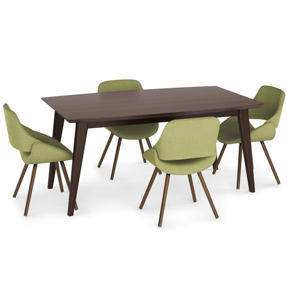 Simpli Home Malden / Draper 5-Piece Dining Set