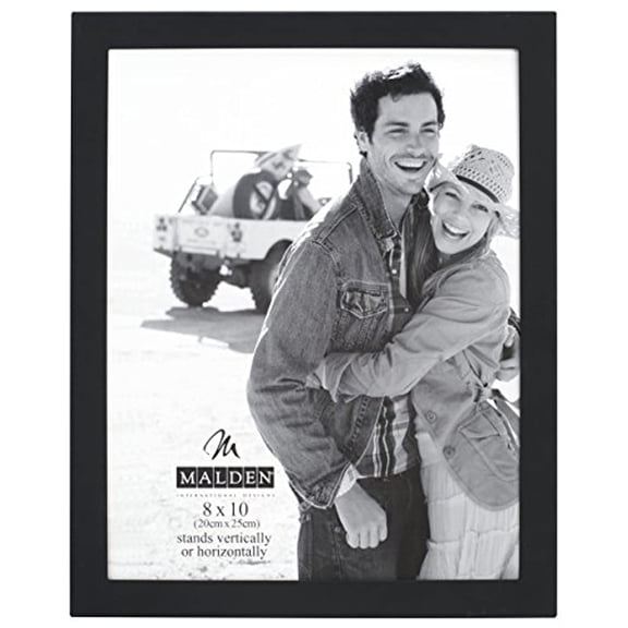 Malden International Designs 114 80 Matte Black Essential Fashion Metal Picture Frame 8x10 Black
