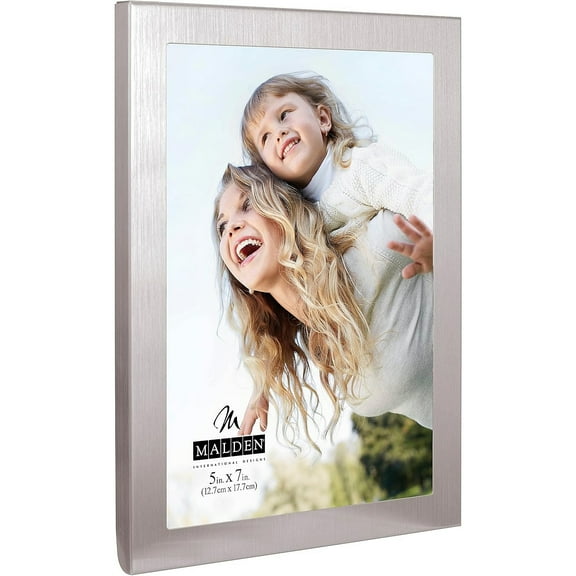 Malden Essentials Matte Silver 5x7 Frame