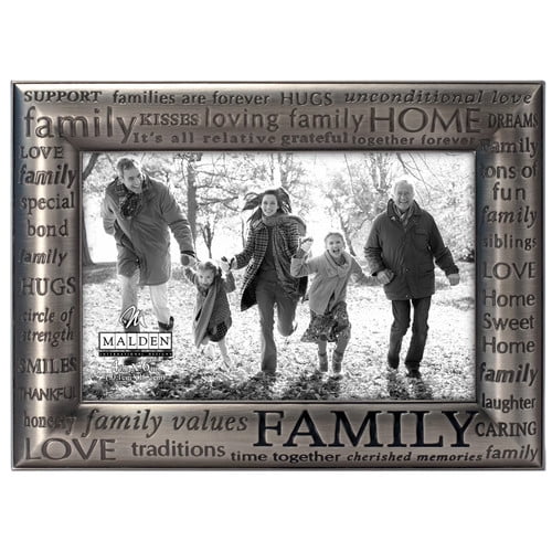 Malden 4'' x 6'' Family Modern Words Picture Frame