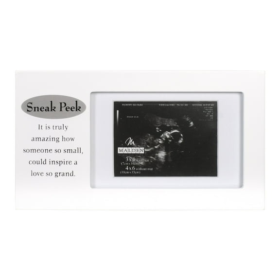 Malden 4" x 6" or 3" x 4"    Sonogram Photo Picture Frame