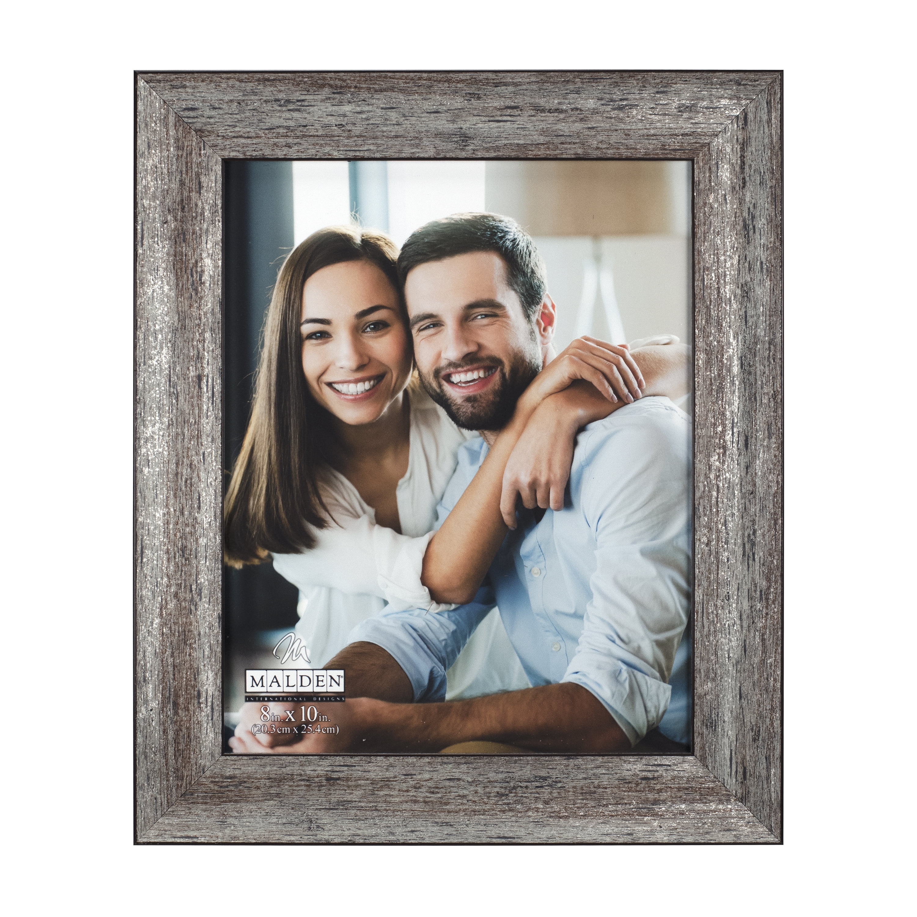 Malden International Designs Ashton Multitoned Gloss 8x10 Tabletop