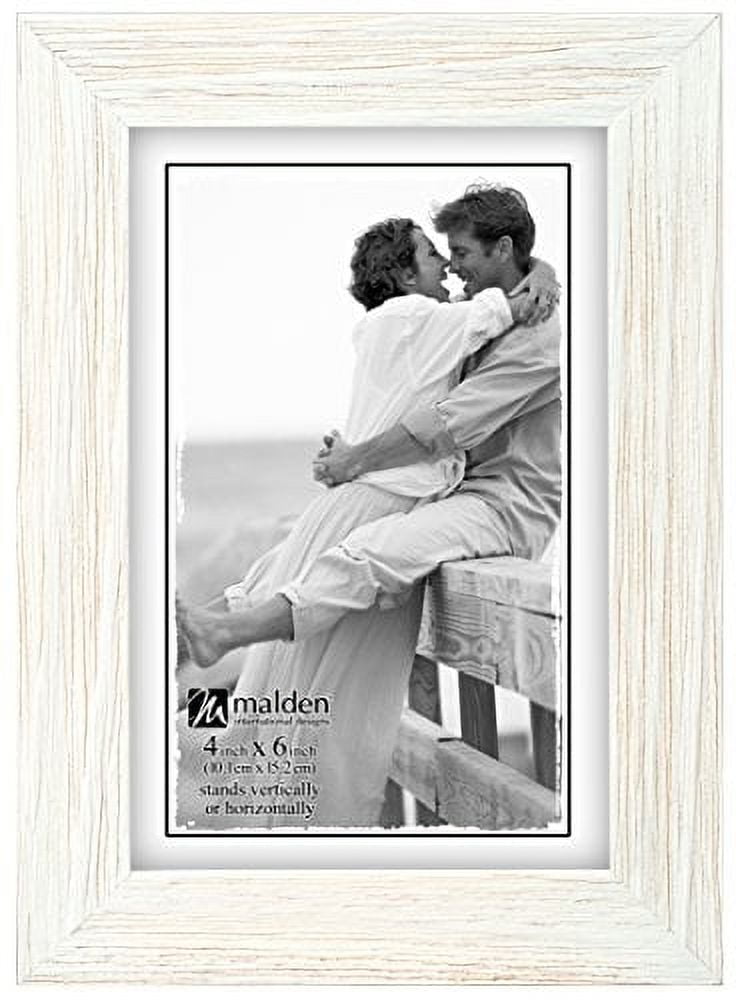 Pixel White Wash Wood Blessed 4x6 Photo Frame - #748H1