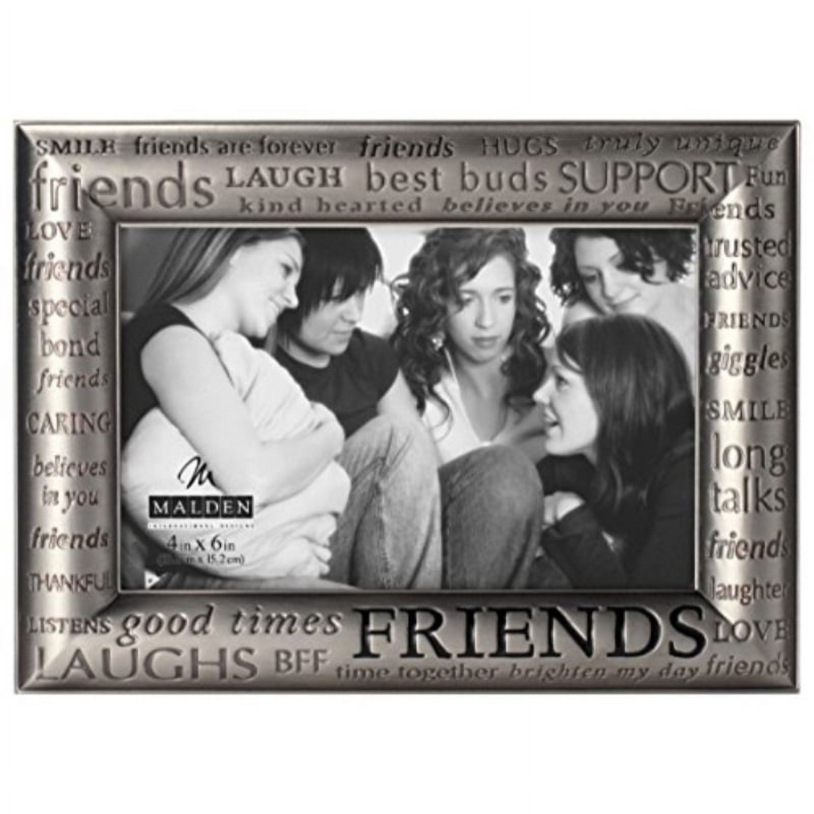 Malden International Designs Sisters Best Friend Picture Frame, 4x6, Black