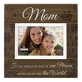 thumbnail image 1 of Malden International Designs Sun Washed Words Mom Walnut Distressed Picture Frame, 4x6, Walnut, 1 of 3