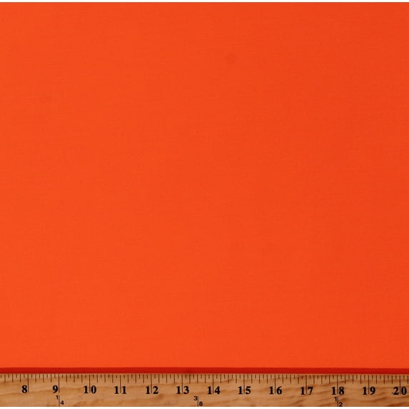 Malden(R) Powerstretch Fleece - Blaze Orange Bright Hunter's 60" Wide Micropoly Spandex Single-Face Fleece Fabric by the Yard (7810)