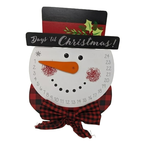 Malden Snowman Countdown Sign