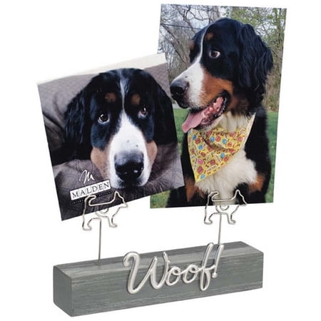 Malden Woof Distressed Expressions Clip Frame
