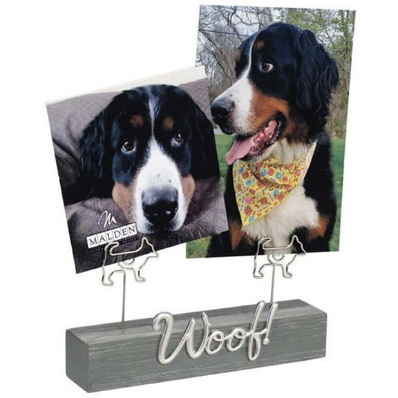 Malden Woof Distressed Expressions Clip Frame