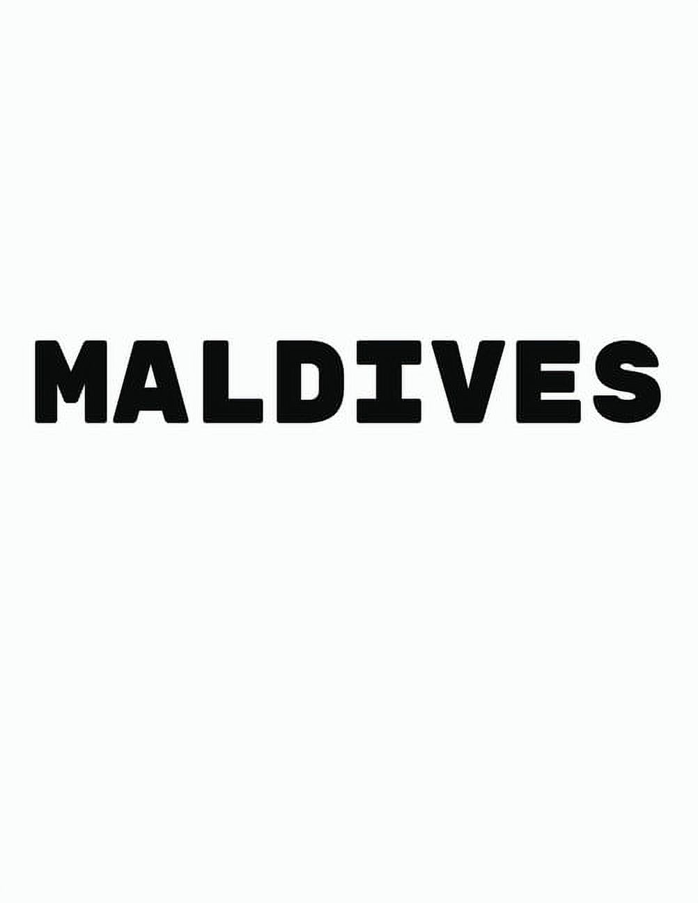 Maldives: Black and White Decorative Book to Stack Together on Coffee Tables, Bookshelves and Interior Design - Add Bookish Charm Decor to Your Home - Stack Deco Books Together to Create Your Unique Fashion Design Style - Maldives [Book]