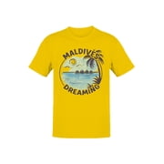 Maldives Dreaming Tropical Vibes Men's T-shirt