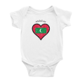 thumbnail image 1 of Maldives Flag Heart Love Funny Baby Clothing Bodysuits Boy Girl Clothes, 1 of 5