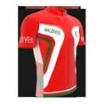 thumbnail image 1 of Maldives Full Zipper Bike Short Sleeve Cycling Jersey  for Women - Size L, 1 of 4