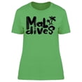 thumbnail image 1 of Maldives Lettering Palms Sketch T-Shirt Women -Image by Shutterstock, Female Small, 1 of 2