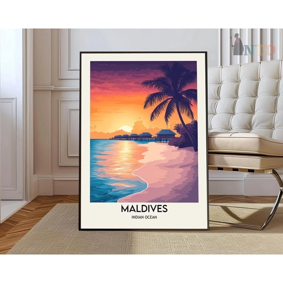 Maldives Print Maldivesmaldives Poster Maldives Photo Maldives Poster Print Maldives Travel Poster Maldives Island Poster Wall Art Modern Wall Decor