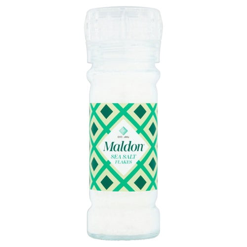 Maldon Salt Perfectly Crushed Original Salt Grinder 55g, British Import (Pack of 2)
