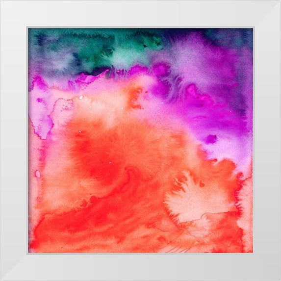 Maldonado, Jacqueline 12x12 White Modern Wood Framed Museum Art Print Titled - Fusion II