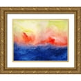 thumbnail image 1 of Maldonado, Jacqueline 24x19 Gold Ornate Wood Framed with Double Matting Museum Art Print Titled - Brushfire II, 1 of 4