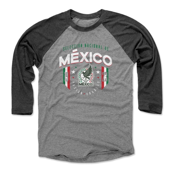 Male Adult 500 Level Black Mexico National Team 1923 T-Shirt