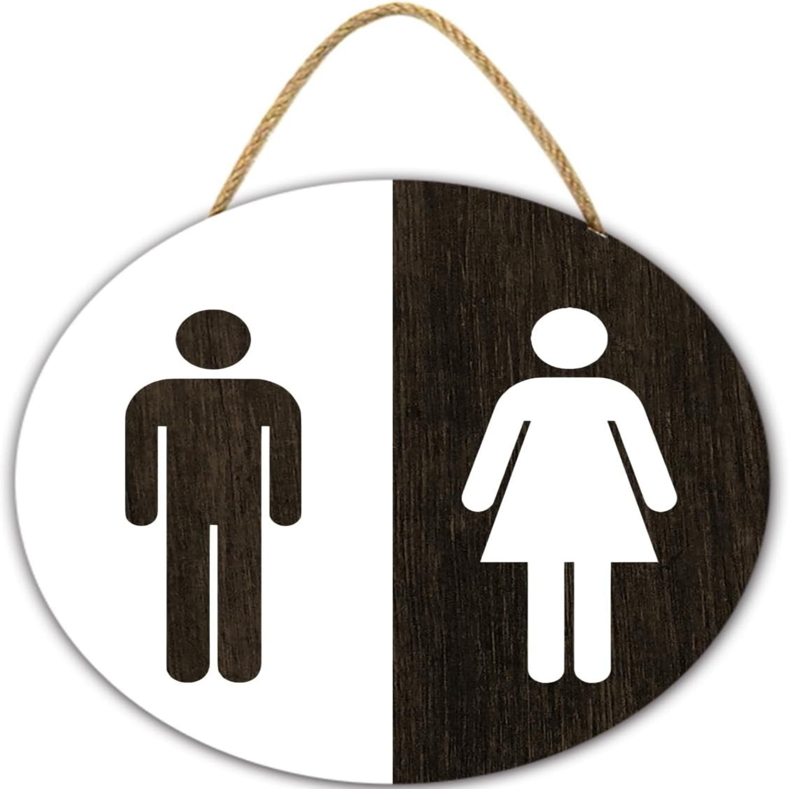 Male And Female Public Restroom Signs, Restroom Door Signs, Home ...