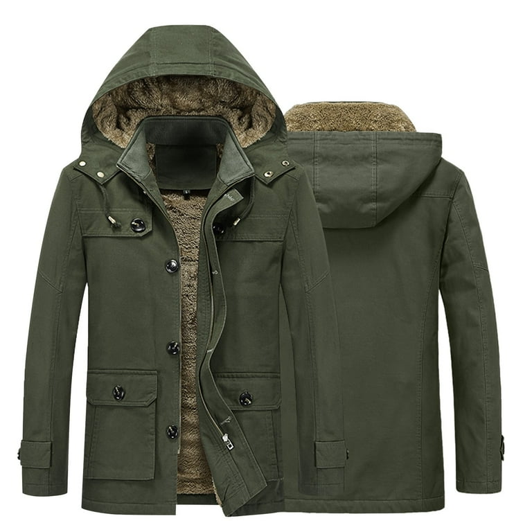 High Quality Parka Men Winter Long Jacket Men Hooded Thick Cotton