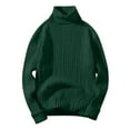 thumbnail image 1 of Male Autumn and Winter Wool Sweater - Round Neck Pullover Bottoming Shirt All Matching High Neck Top, 1 of 2