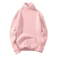thumbnail image 1 of Male Autumn and Winter Wool Sweater - Round Neck Pullover Bottoming Shirt All Matching High Neck Top, 1 of 3