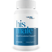 His Male - Our Best Blood Circulation Support Supplement - Advanced Blood Flow Supplement for Men - Increase Blood Flow Blood Circulation Supplements for Poor Circulation - HIMS Male Blood Flow
