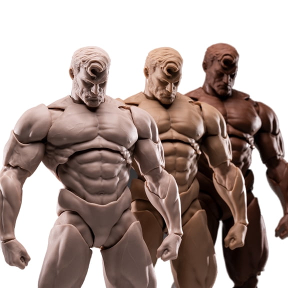 Male Body β 1/12 Scale Action Figure White in Stock