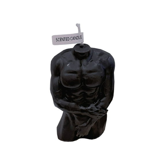 Male Body Shaped Soy Candle Pectoral Muscles Scented Candles for Christmas Halloween Bedroom Bathroom Aesthetic Decoration, Novelty Gifts
