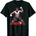 thumbnail image 1 of Male Boxer Graphic Black T-Shirt with Bold SAPRIGHTS Design, 1 of 5