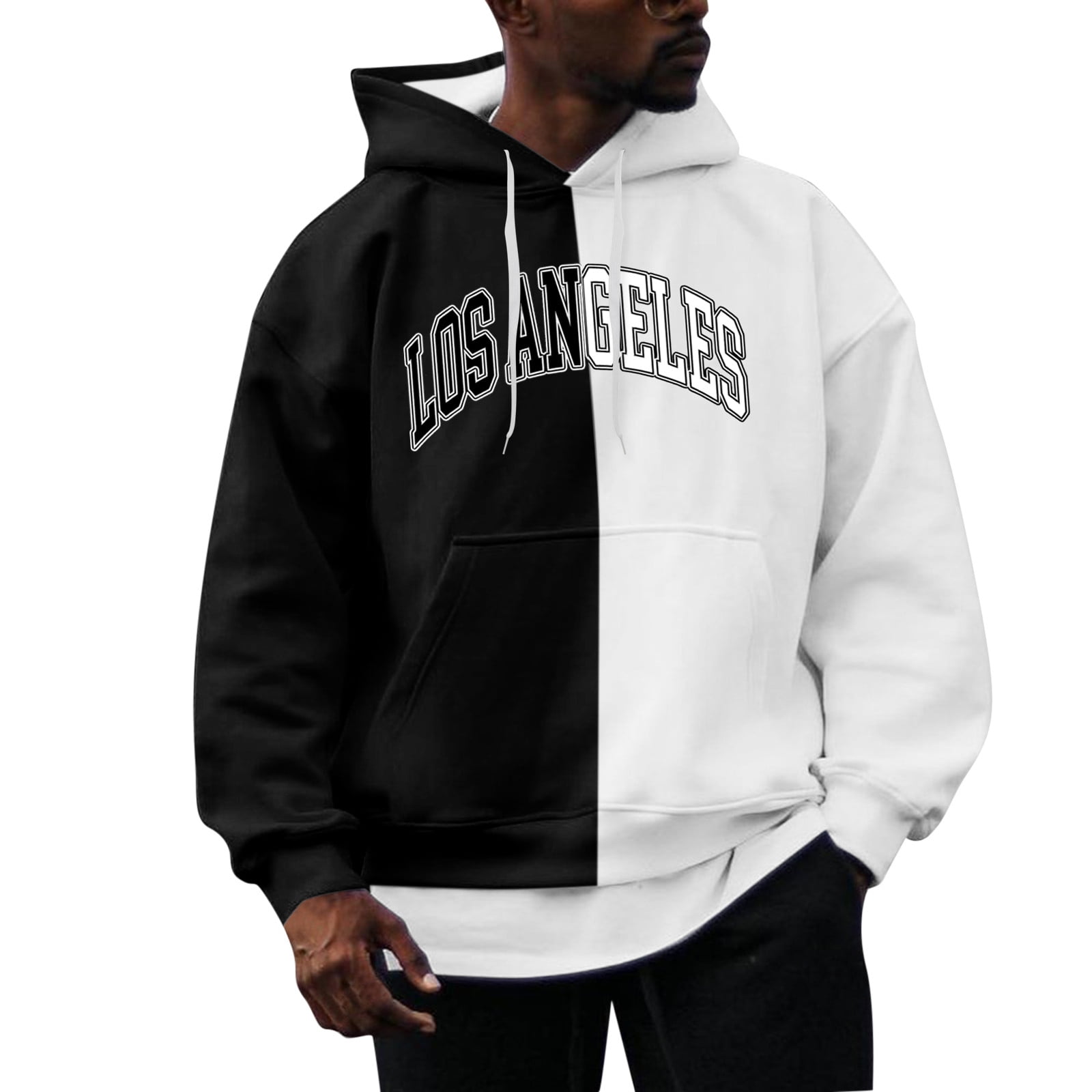 Male Casual Black White Print Hoodies Long Sleeve Pocket Hooded Blouse Zip  up Hoodies Thin Sweatshirt Mens Small Hoodies Pullover Polyester Hoodie  Mens Hooded Sweater Sweatshirt for Men Hoodie Comfy - Walmart.com