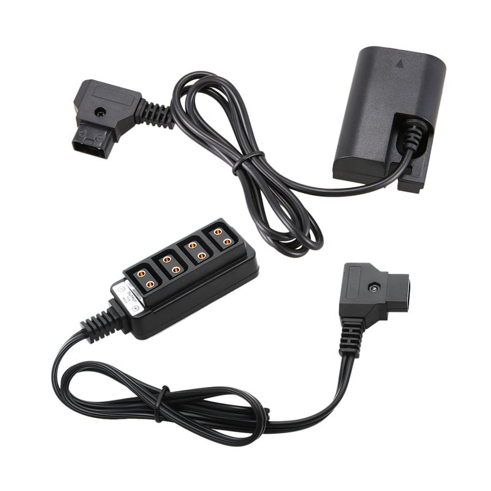 Splitter D-Tap Vers 4 P-Tap - Hub D'alimentation Pour Accessoires Photo/vidéo, Câble 60cm