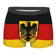 thumbnail image 1 of Male Fashion German Flag Underwear Coat of Arms of Germany Boxer Briefs Stretch Shorts Panties Underpants, 1 of 7