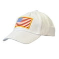 thumbnail image 1 of Male Female Adjustable Buckle Closure USA Flag Embroidered Cap, 1 of 6