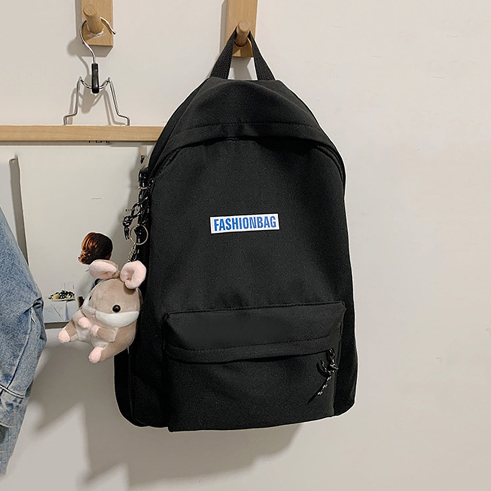 Male Female Students Fashion Outdoor Leisure School Campus Bag Backpack ...